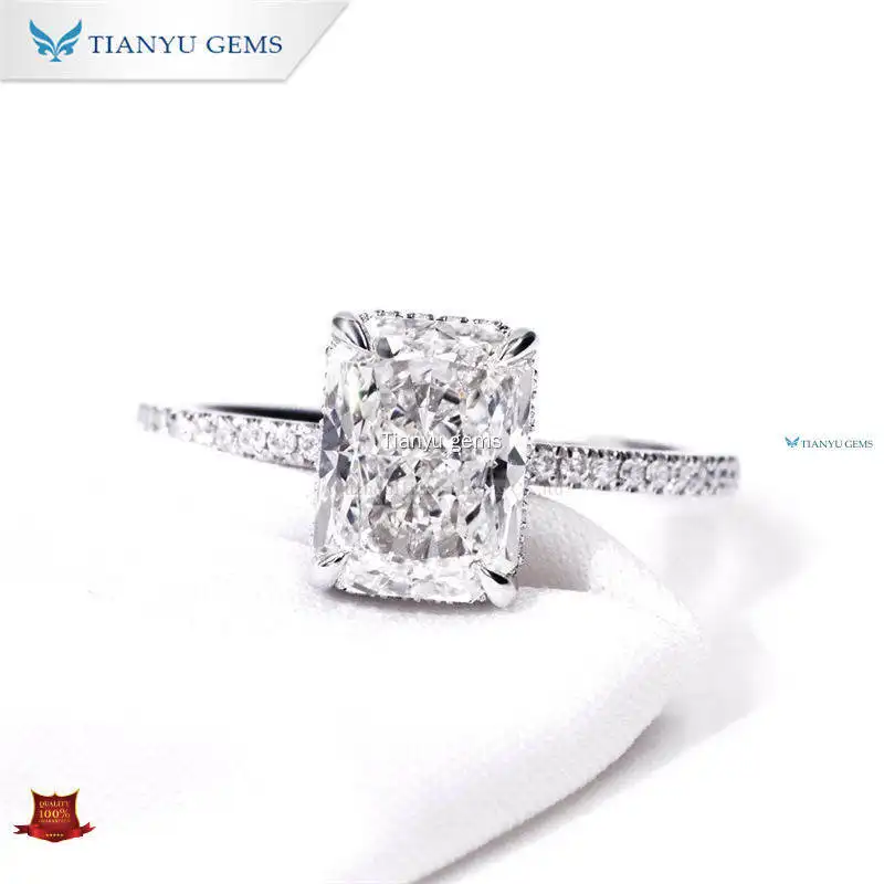 Custom lab diamond rings for sale Manufacturers Manufacturer | Tianyu gems 1