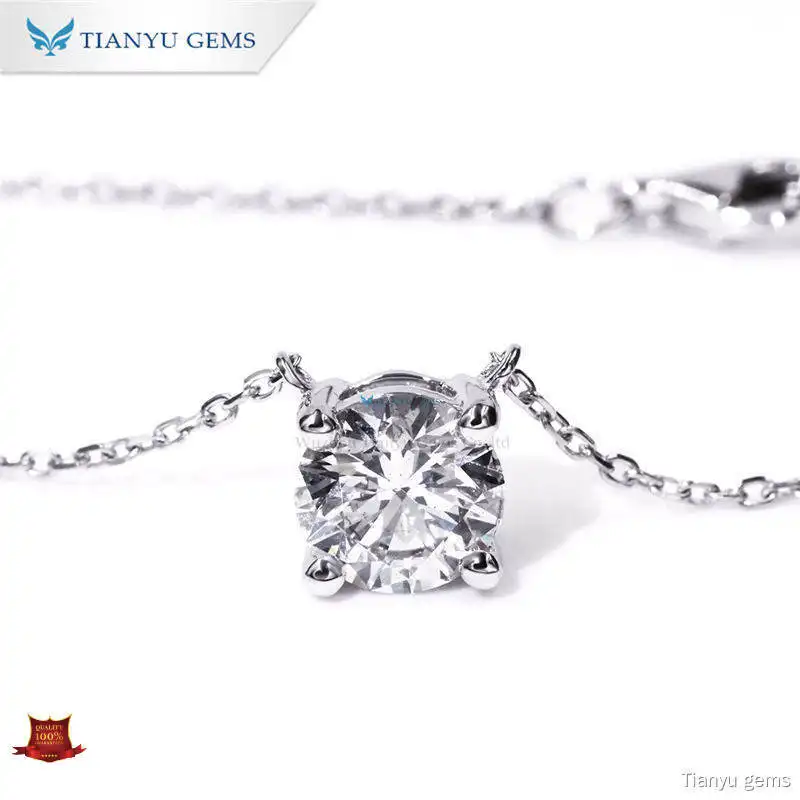 lab diamond pendant necklace at Wholesale Prices | Tianyu gems 1
