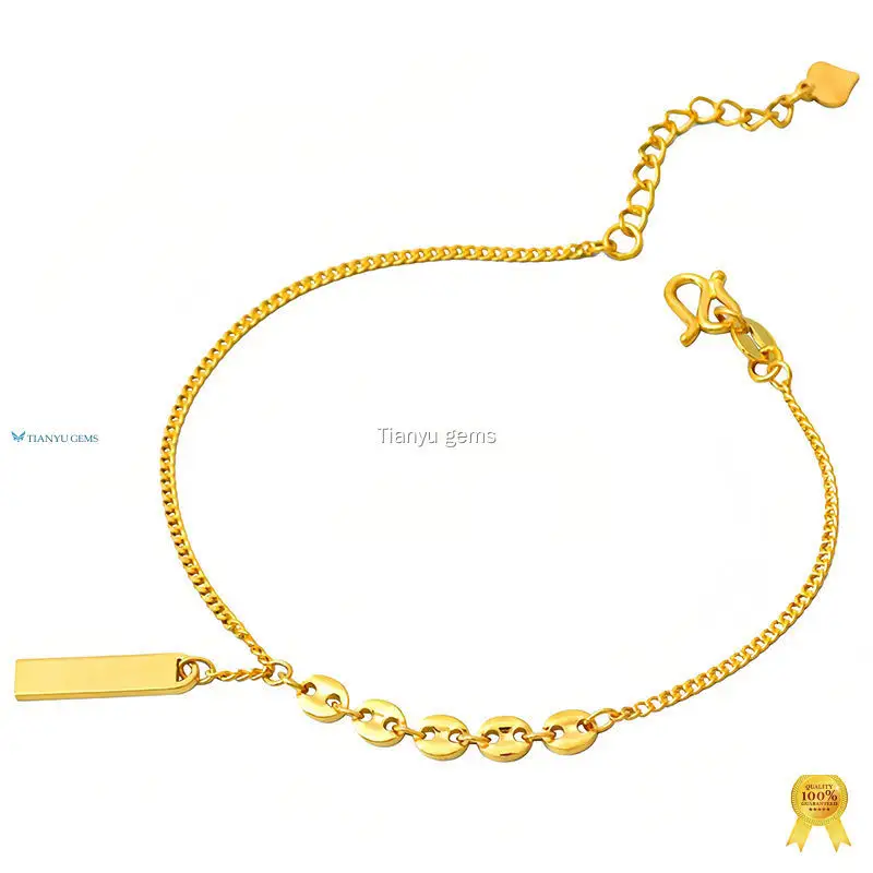 Custom 24k gold bracelet wholesale Manufacturer | Tianyu gems 1