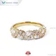 Custom diamond ring band white gold Company | Tianyu gems 1
