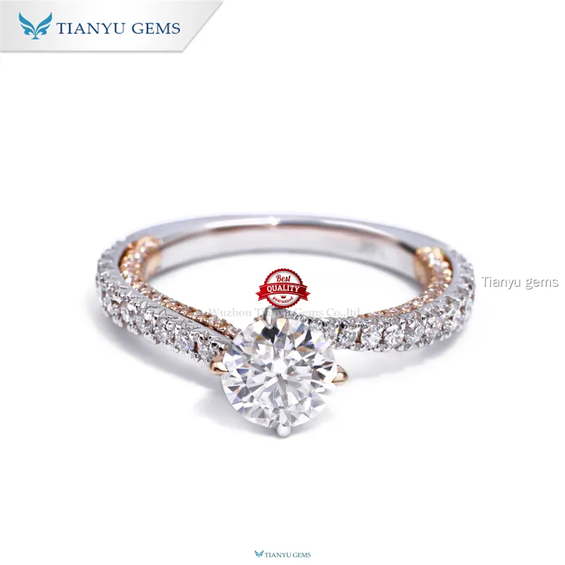 Wholesale laboratory created diamond rings Suppliers | Tianyu gems 1