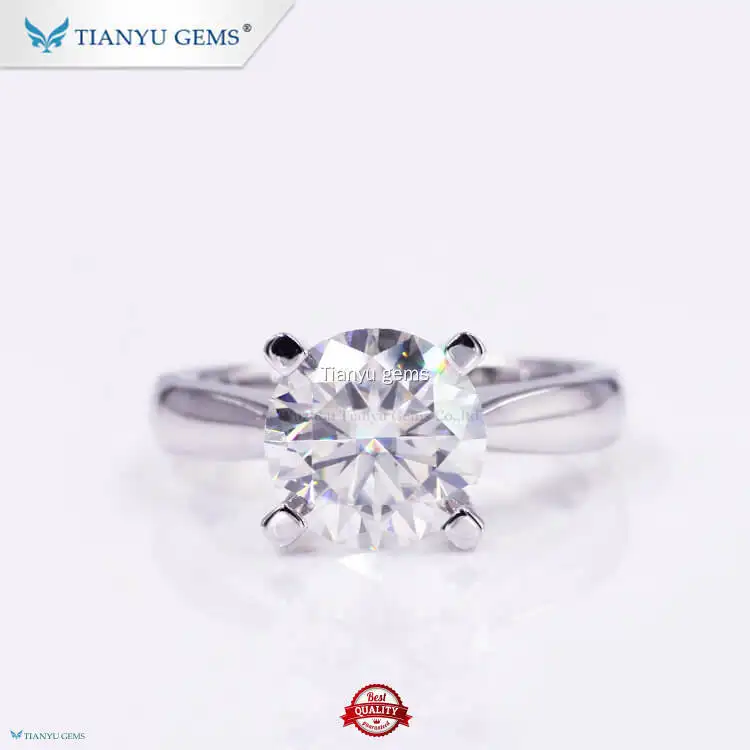 Custom emerald gemstone engagement rings Company Manufacturer | Tianyu gems 1