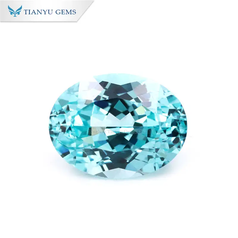 Quality Tianyu Gems 6*8mm Natural Oval Cut Paraiba Stone Manufacturer 1