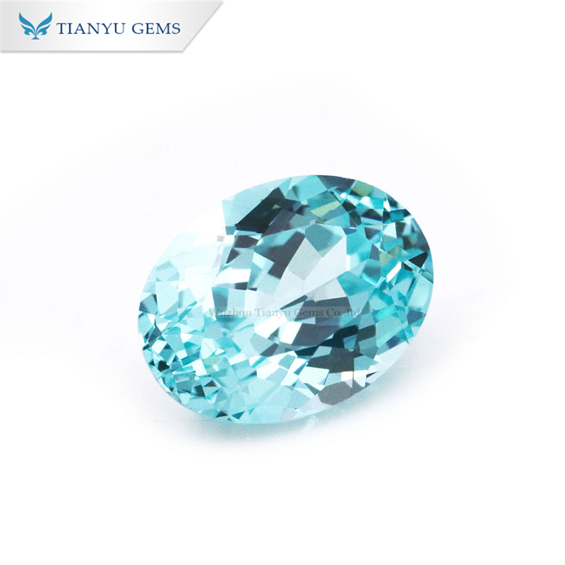 Quality Tianyu Gems 6*8mm Natural Oval Cut Paraiba Stone Manufacturer 8