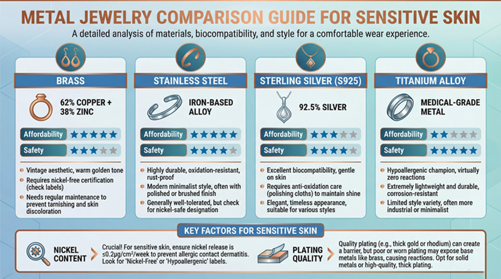 Essential Guide for Sensitive Skin: The Truth About Brass Jewelry and Allergic Reactions 2