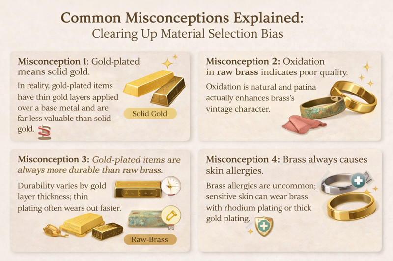 Berlapis Emas vs. Kuningan Mentah: Material Mana yang Sesuai dengan Gaya Hidup Anda? 3
