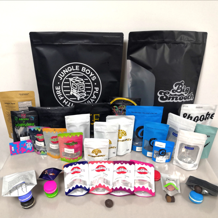 Special Shape Food Grade Custom Mylar Laminated Plastic Packaging Bags 3 Side Sealing Aluminum Foil Mylar Pouches Pet Sp 13