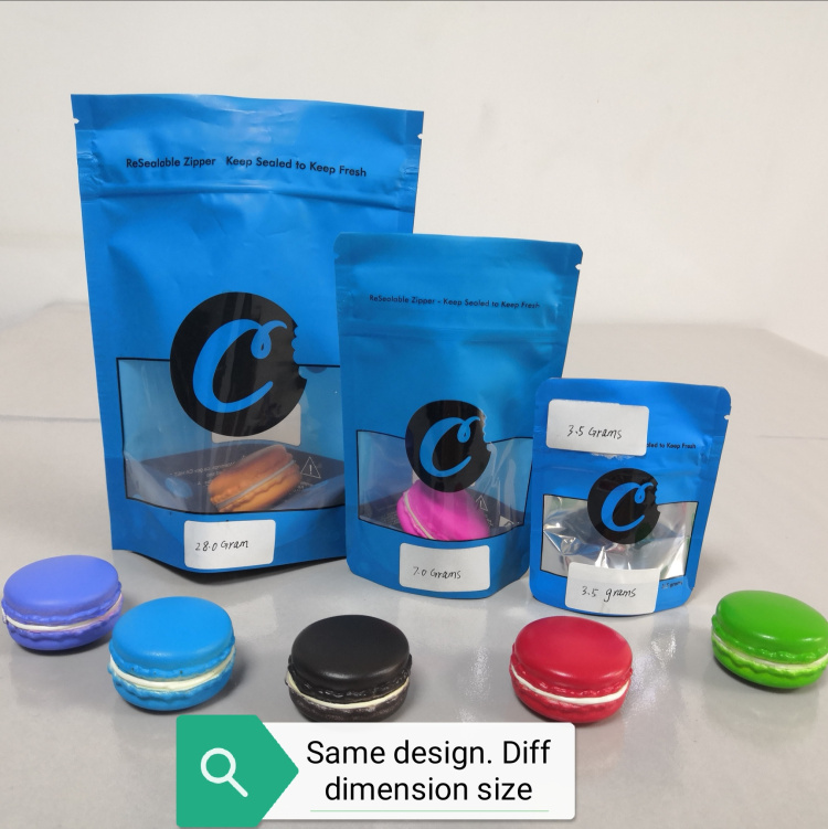 Special Shape Food Grade Custom Mylar Laminated Plastic Packaging Bags 3 Side Sealing Aluminum Foil Mylar Pouches Pet Sp 15