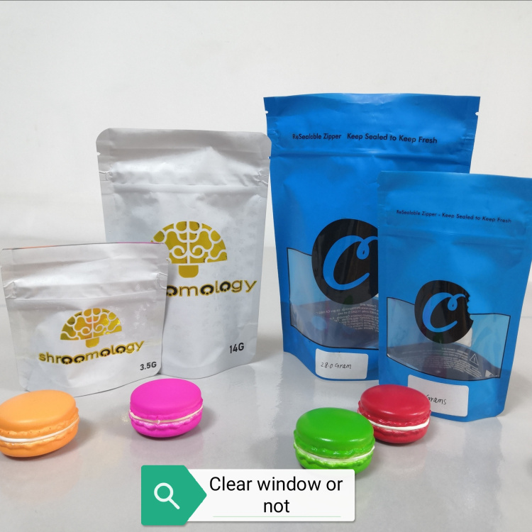 Special Shape Food Grade Custom Mylar Laminated Plastic Packaging Bags 3 Side Sealing Aluminum Foil Mylar Pouches Pet Sp 16