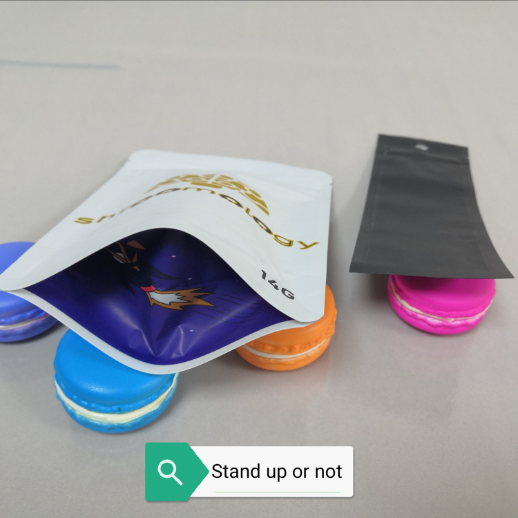 Special Shape Food Grade Custom Mylar Laminated Plastic Packaging Bags 3 Side Sealing Aluminum Foil Mylar Pouches Pet Sp 17