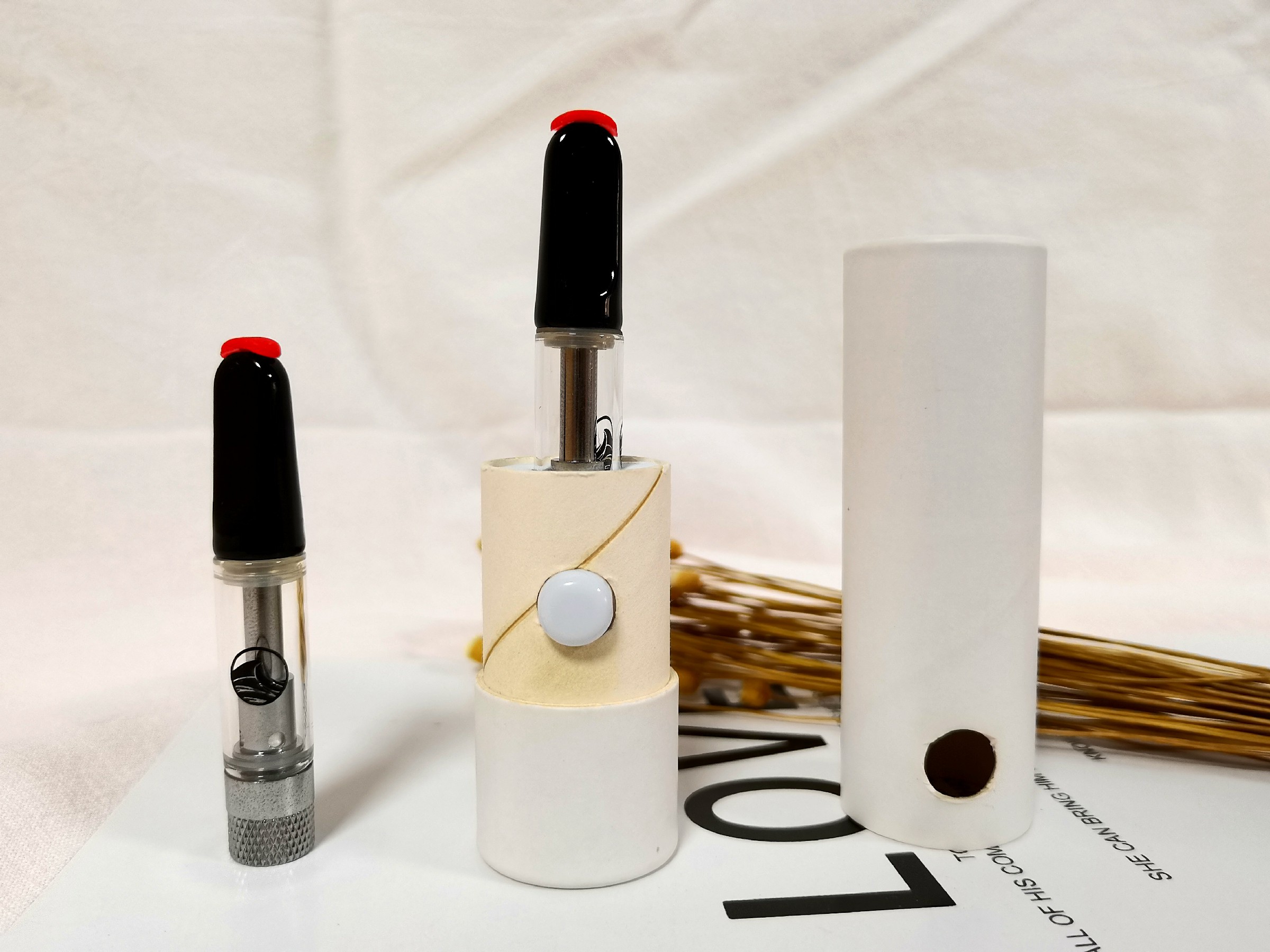 Child-Resistant Packaging Cardboard Tube Child Proof Paper Tube Child Safety Paper Tube With Child Resistant Buttons for 7