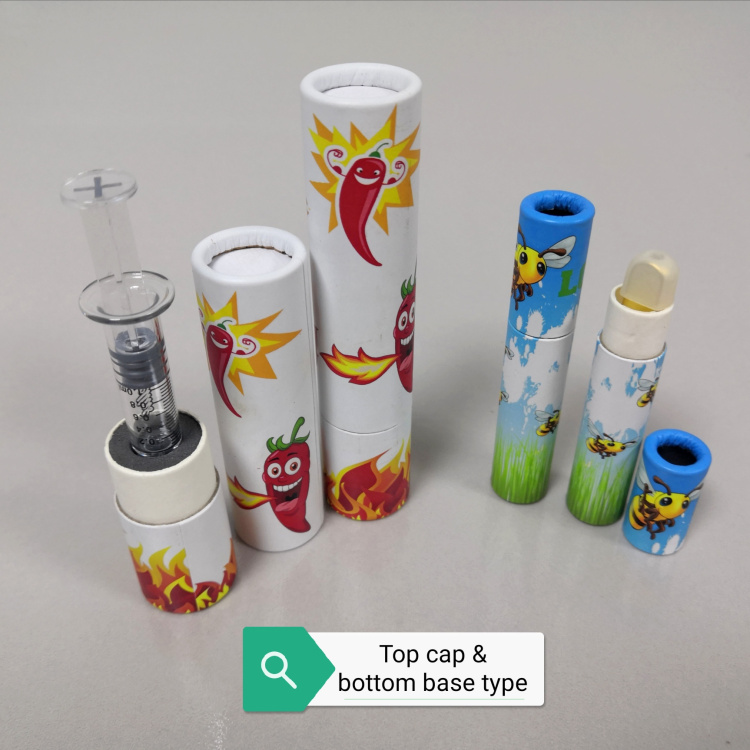 Child-Resistant Packaging Cardboard Tube Child Proof Paper Tube Child Safety Paper Tube With Child Resistant Buttons for 13