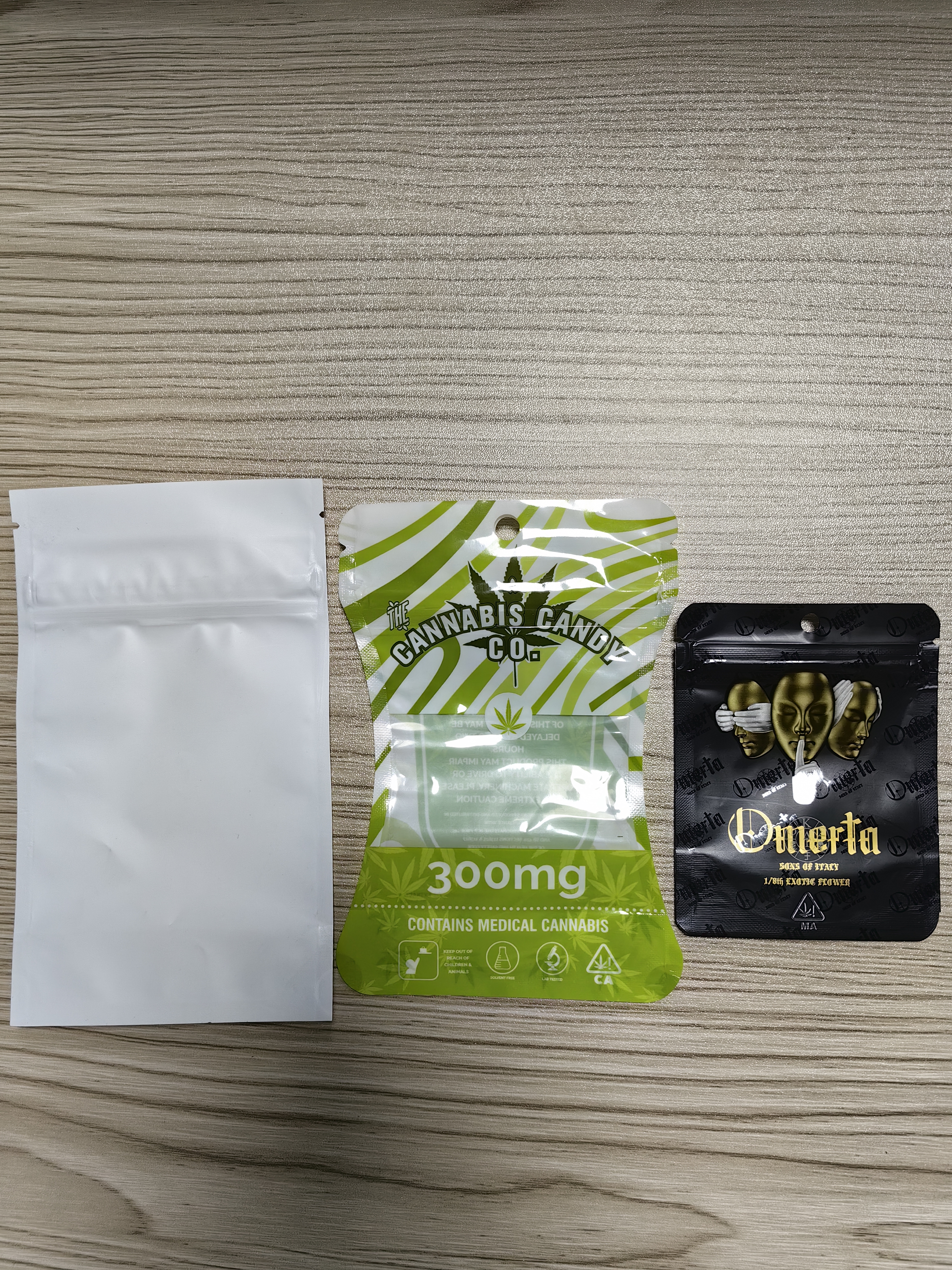 Best factory max production mylar bags customized logo and craft for vape pen and flower Company - All Blue 1