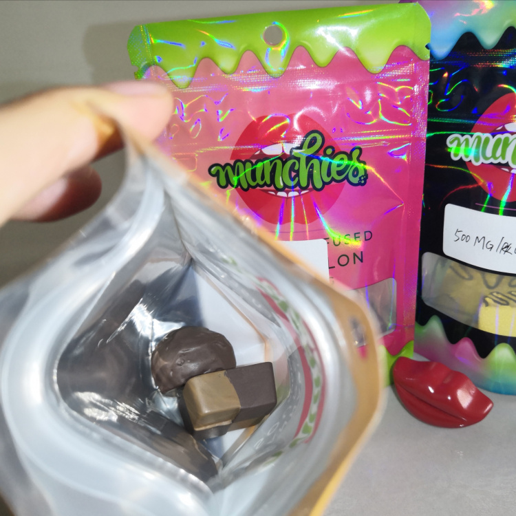 Most Popular Mylar Bag Packaging Custom Hologram Small Pouch Mylar Mini Ziplock Bags Custom Printed Plastic Bag 13