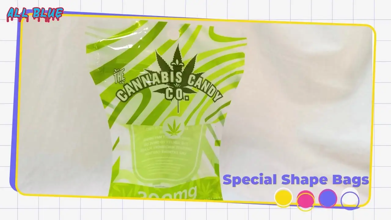 Special Shape Food Grade Custom Mylar Laminated Plastic Packaging Bags 3 Side Sealing Aluminum Foil Mylar Pouches Pet Sp 1