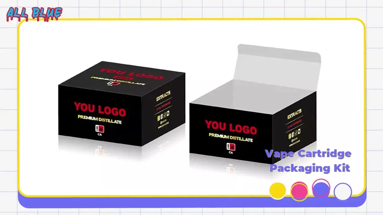 custom logo Display Boxes new arrival for vape cartridge packaging kit prerolled packaging box design 1