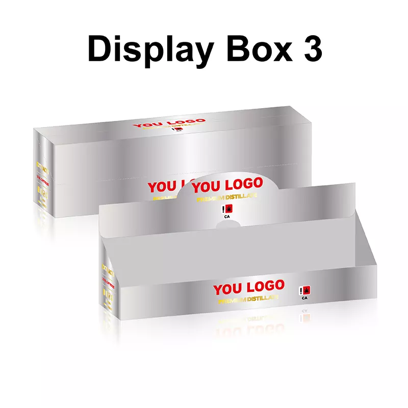 custom logo Display Boxes new arrival for vape cartridge packaging kit prerolled packaging box design 10