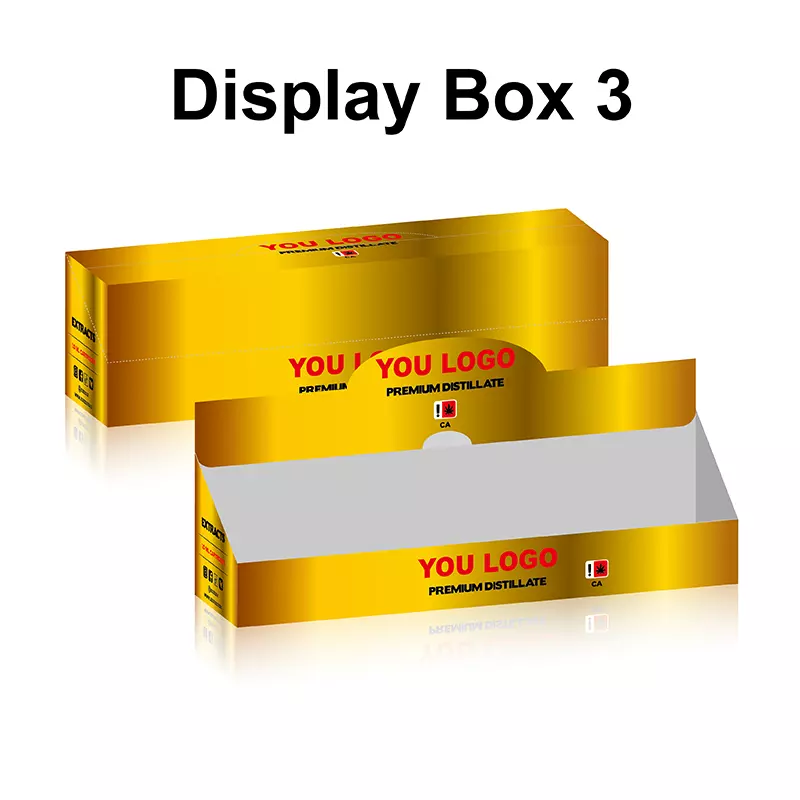 custom logo Display Boxes new arrival for vape cartridge packaging kit prerolled packaging box design 7