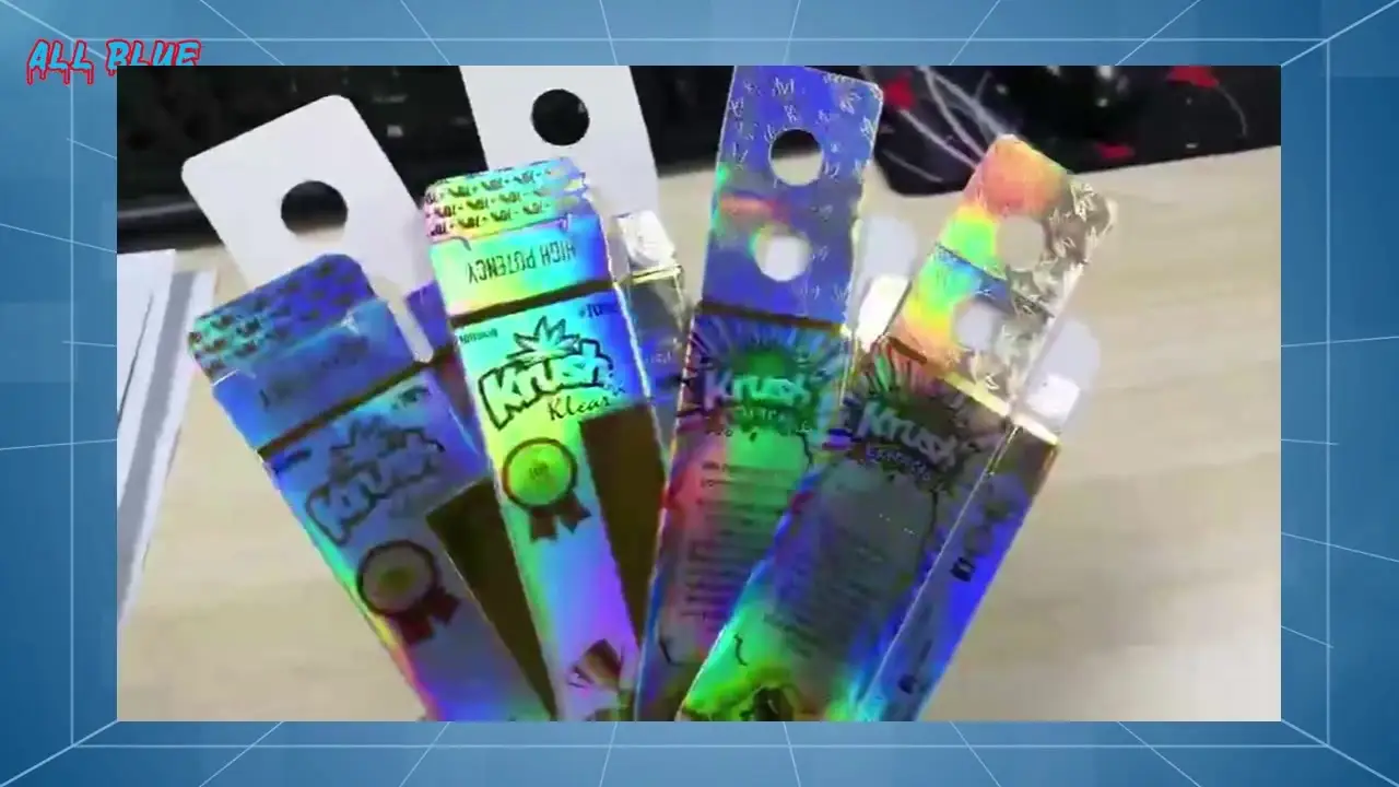 Best hologram paper box Factory Price - All Blue 1