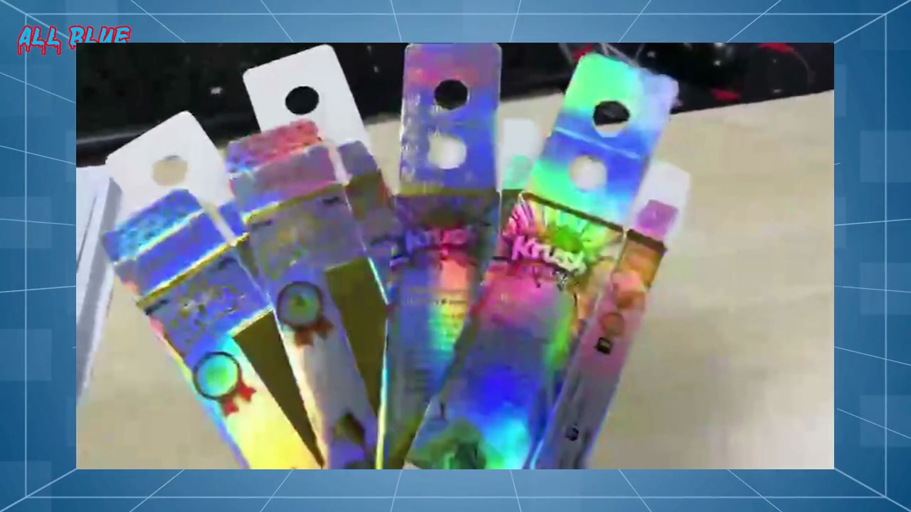 Best hologram paper box Factory Price - All Blue 2