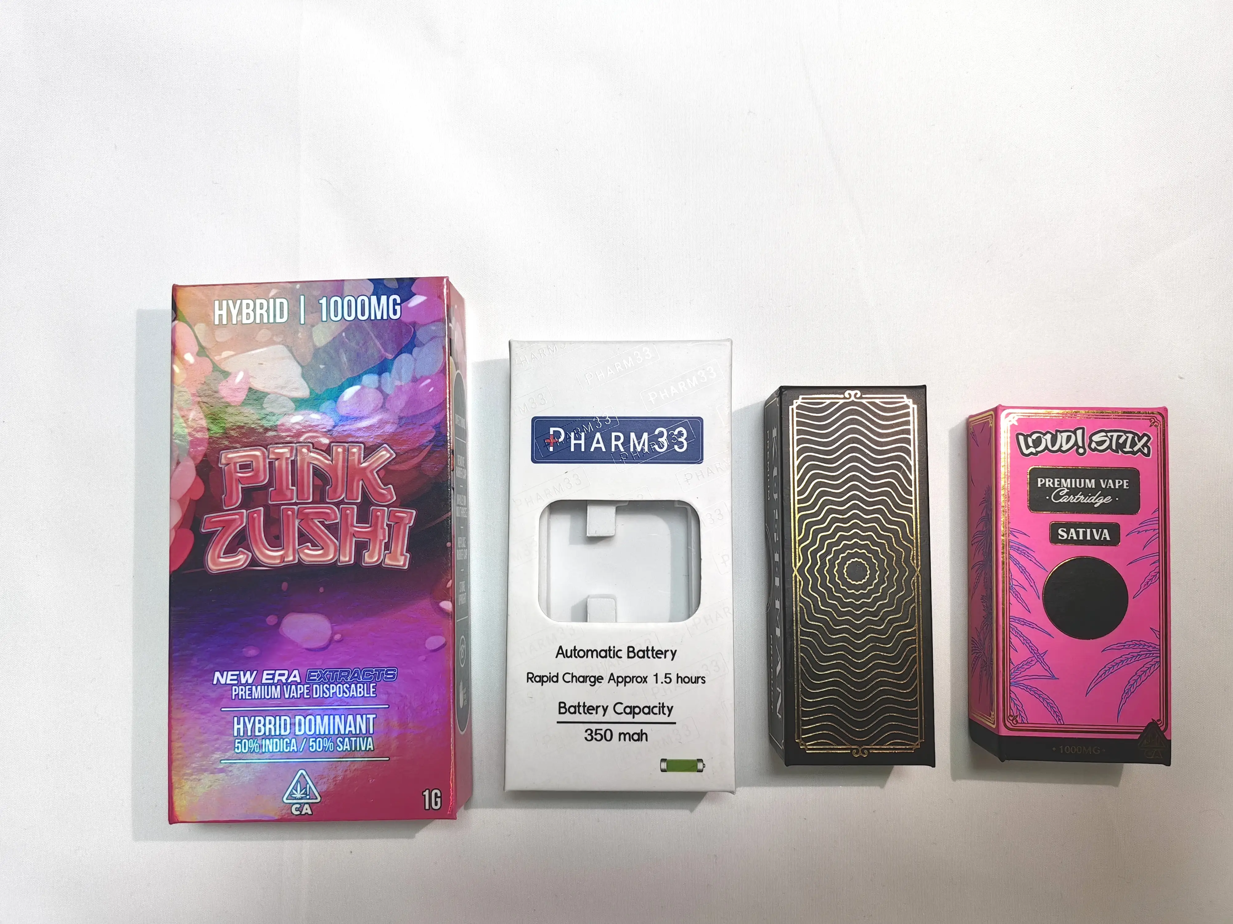 Custom Disposable Vape Pen Packaging Box with Magnetic Flip Top | Premium CBD/THC Oil Pen Box Wholesale 1