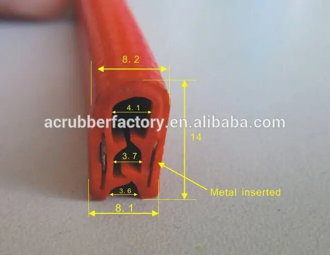 thin silicone rubber edge protection strip 1