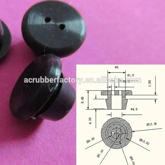 silicone bungs plug with groove 8 mm plug with two holes 10 mm plug with two holes 1