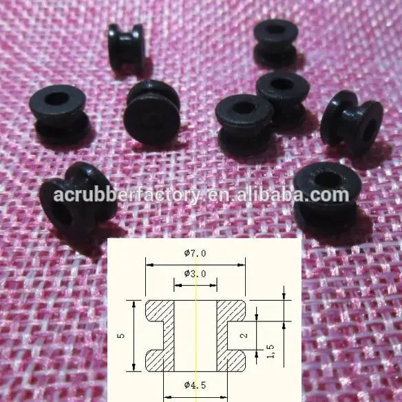 small large silicone pvc brush grommet car automotive Big electrical rubber grommet tube plug grommet 1