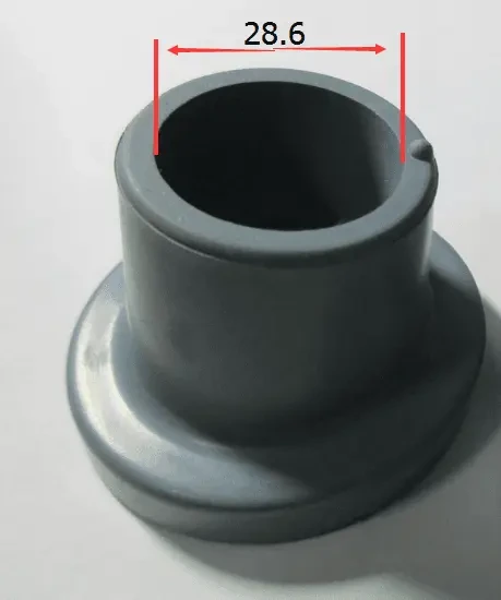 12.7mm 5/8 3/4 25/32 1 1 1/4 inch anti slip shock rubber walking stick tips for walking stick rubber tips for chair legs 1