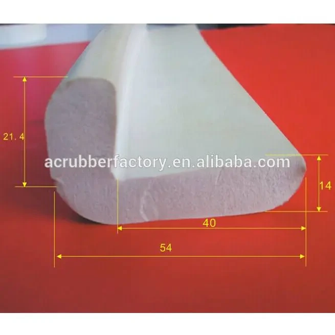 flexible Low hysteresis good aging in sunlight (UV) rubber edge trim for glass 1