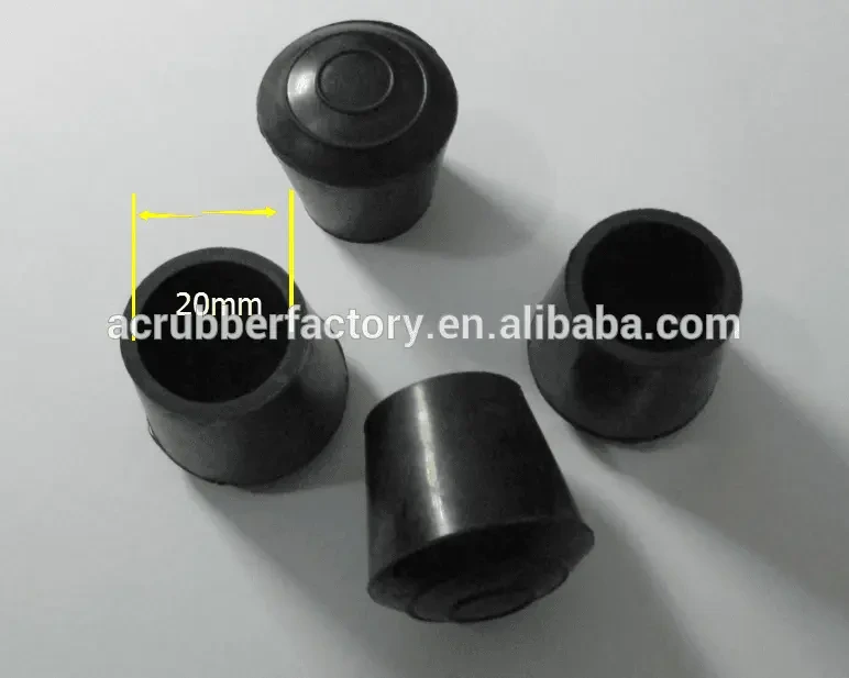 Pies de goma pieds en caoutchouc gumowe nogi 20mm rubber chair leg tips 20mm rubber ferrules 20mm rubber feet 1