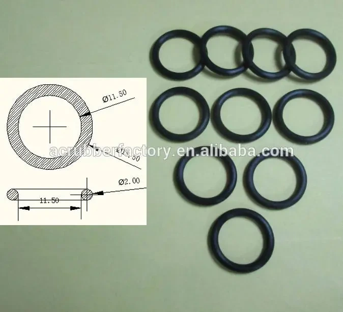 OD 11.5 CS 2 mm 60 Shore A VMQ O ring silicone rubber O ring 1