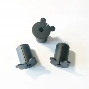 soft silicone rubber plug for 32 mm 1.25 1 1/4 inches stopper plug with opening for 24.5 25.4 1 inch hole plug with 8.5 hole 1