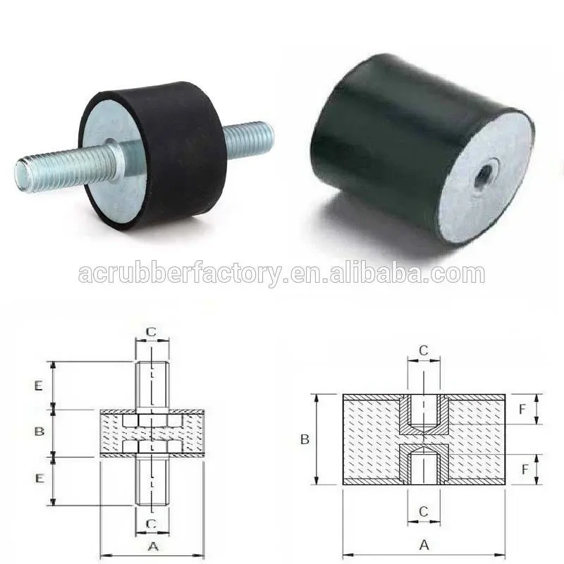M3 M4 M5 M6 M8 M10 M12 M16 silicone rubber mount rubber shock absorber silicone damper rubber damper universal silicone bumper 1