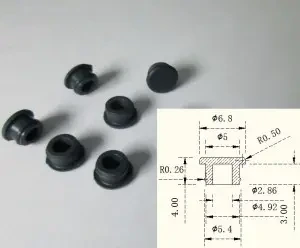 rubber cap for steel pipe 1