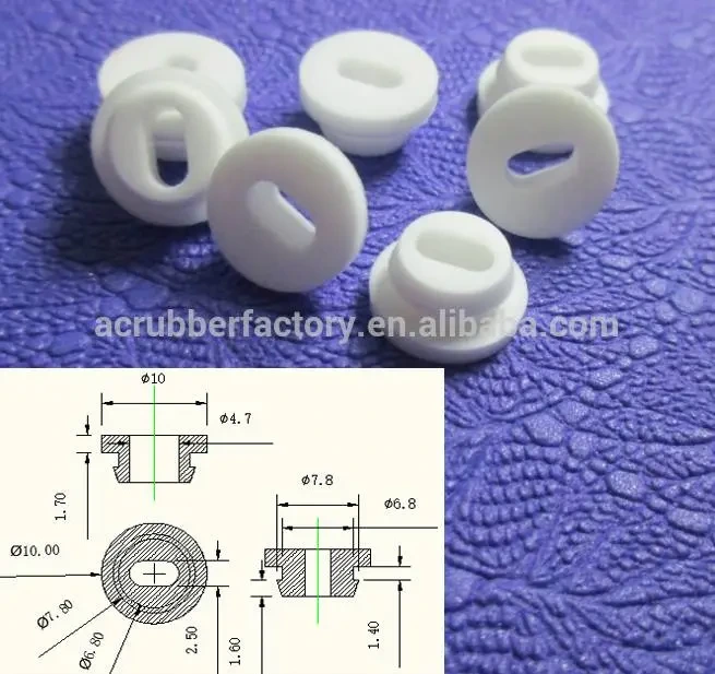electric appliance machines stopper dustproof waterproof plug over line 4.7MM Rubber plug 1