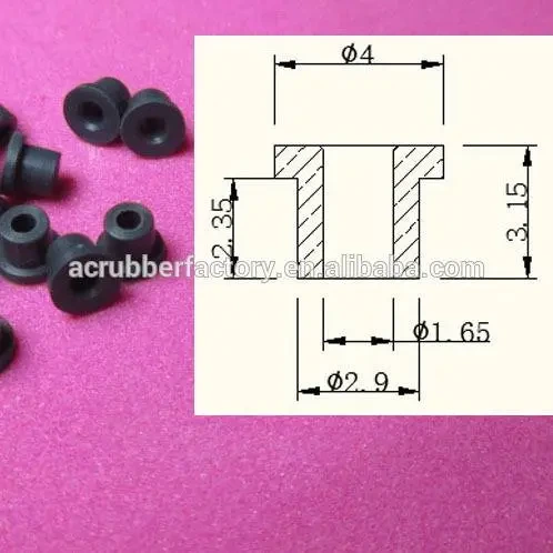 3 5 6 8 12 18mm small silicone rubber grommets 1