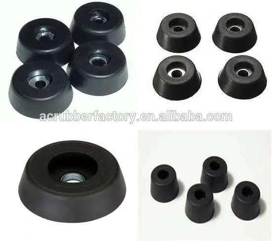 M4 M6 M8 no mark square liquid silicone rubber feet with screw 1