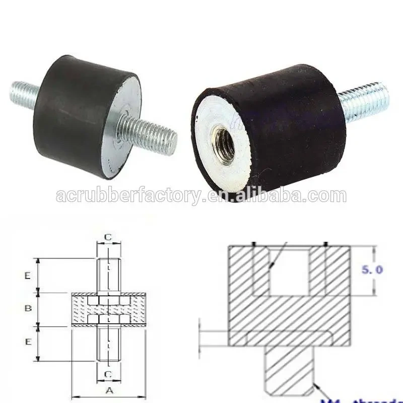 M6 male female silicone rubber bumper for alternator 1