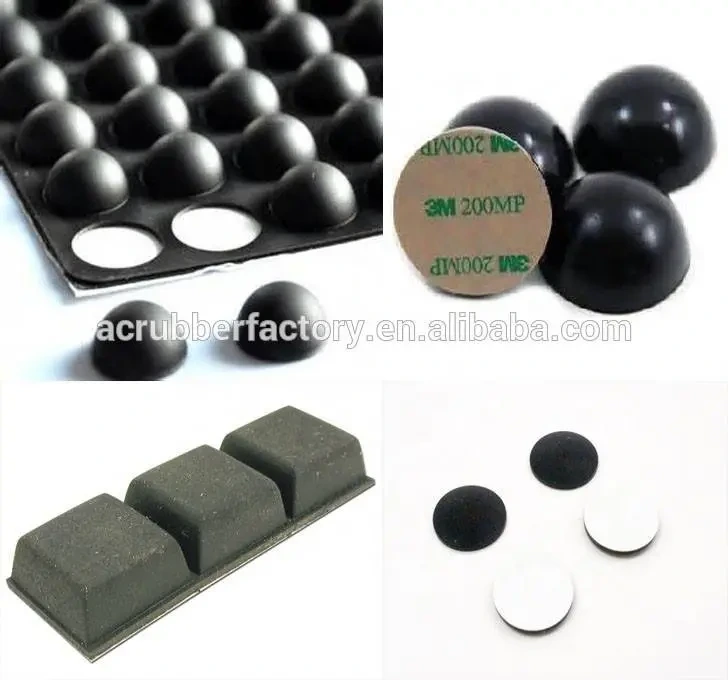 HVMQ OD12 X H3 black clear silicone rubber feet plastic bumper tapered walking poles rubber feet 1