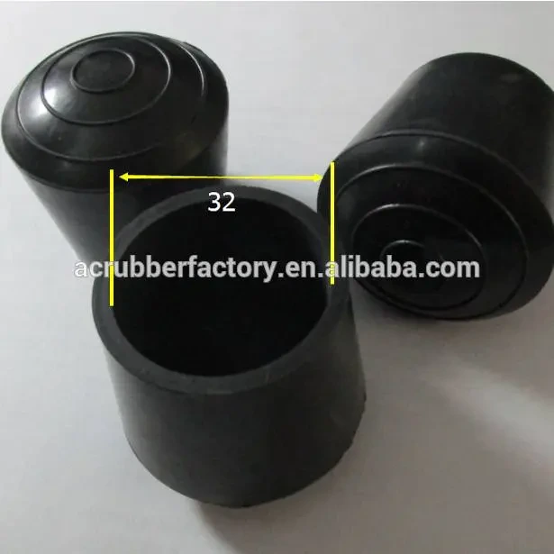 19 mm 5/8 3/4 25/32 1 1 1/4 inch anti slip shock rubber walking stick tips for walking stick rubber heel tips 1