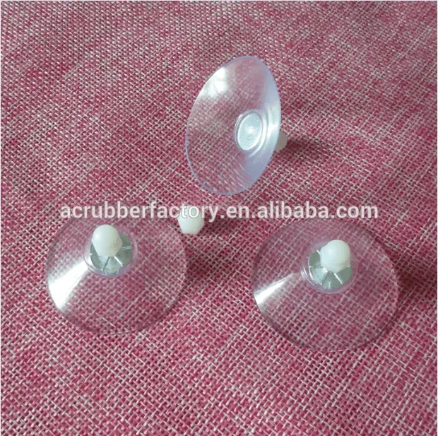 40mm bathroom and Kitchen use PVC vacuum sucker with M4 screw and plastic cap 1