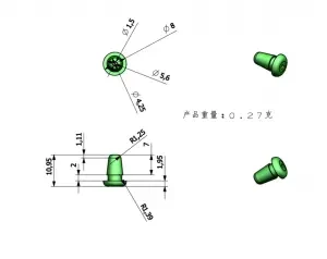 snap in black big silicone rubber grommets for cable grommets silicone seal grommet 1