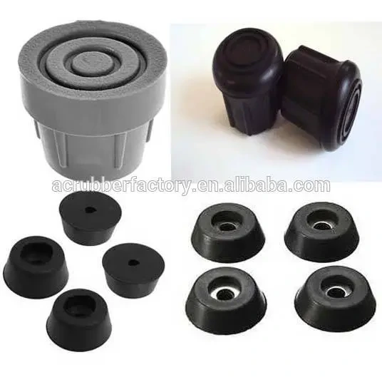 walking stick rubber tips OD12 X H3 black clear silicone rubber feet plastic bumper damper 3m self-adhesive 1