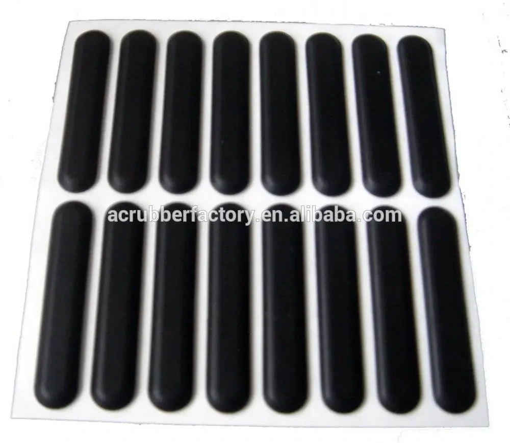 machines dome top 3m self adhesive silicone feet laptop square non-slip rubber feet 1