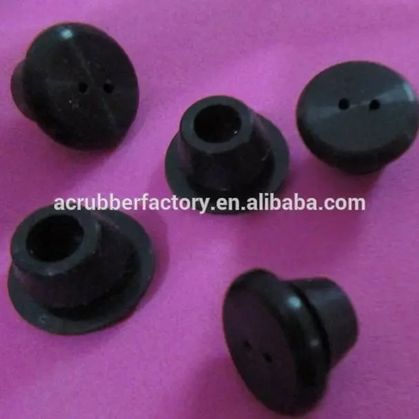 silicone rubber plug with two small holes 1