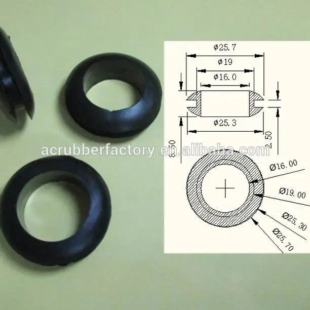 6mm small silicone rubber grommet electrical wire rubber grommet for gun sights and  wiring grommets accessories 1