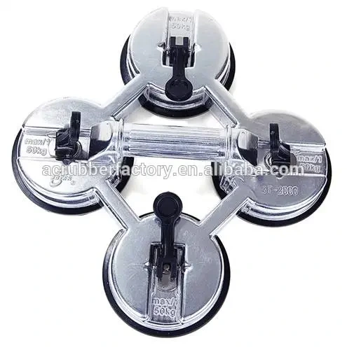 glass table double sided heavy duty unbreakable silicone rubber glass sucker 1