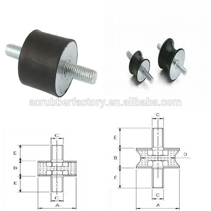 M3 M4 M5 silicone rubber mount shock absorber silicone rubber damper 1