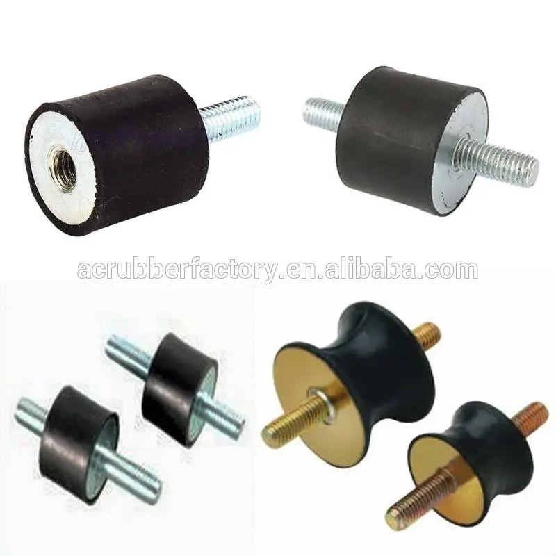 rubber engine mount cylindrical generator Air Conditioner anti vibration mountings damper with screw rubber engine mount 1